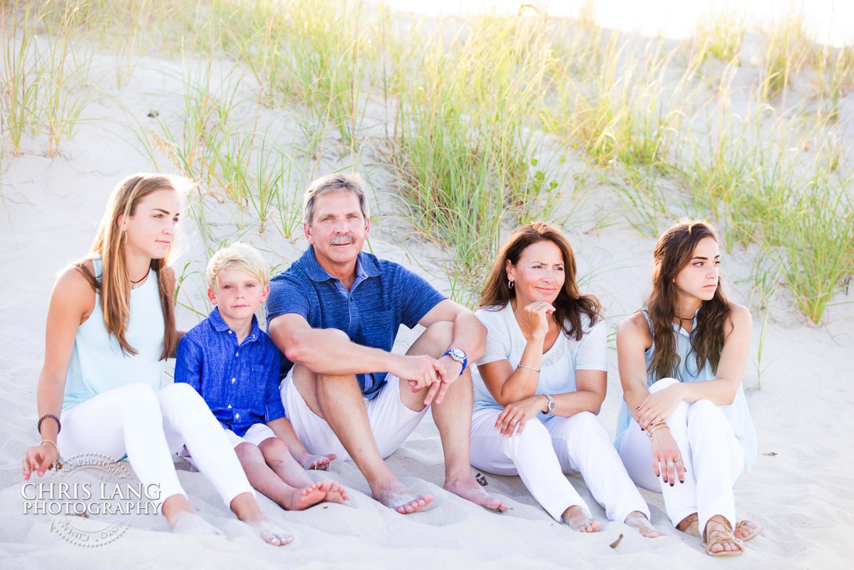 family on beach - beach sand - family photo - photo ideas - Bald Head Island Family Photo - BHI Photographers - Family Photo - Bald Head Island Photography - Chris Lang Photography  - 