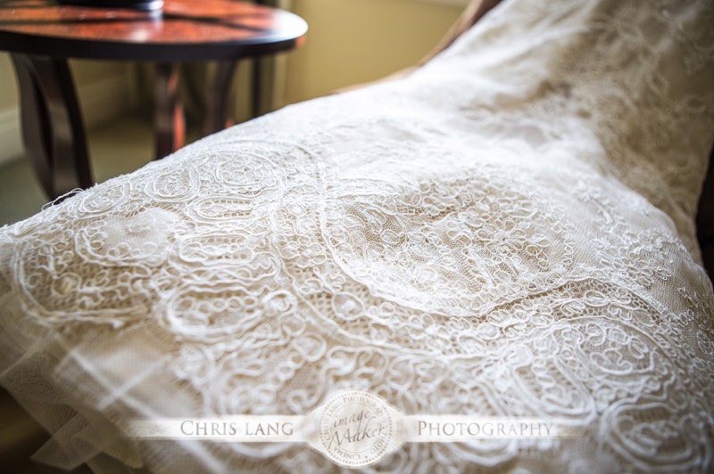 Picture of wedding dress at River Landing