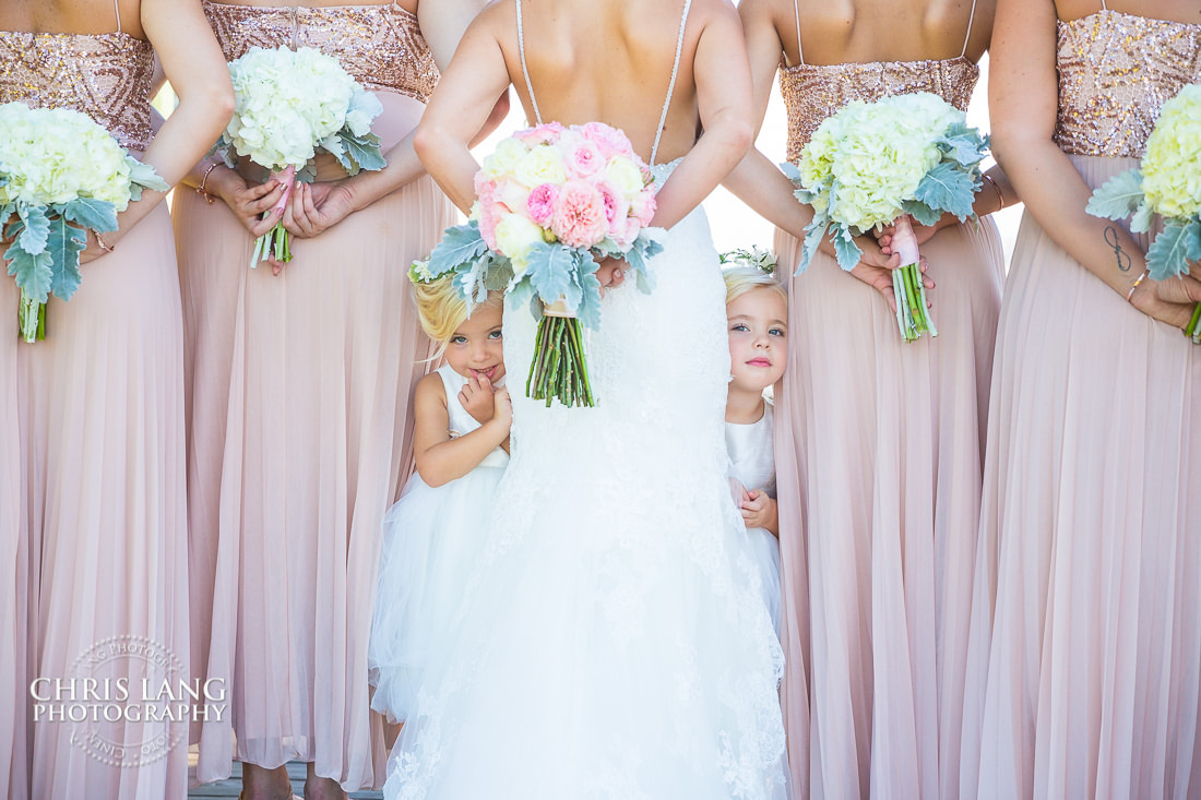 ngton NC Wedding Photographers  - Chris Lang Photogrpahy - Bridesmaids - Flower Girls - Wedding Photography - Wedding Photographers - Wedding Photo - Wedding Ideas - Wilmington NC