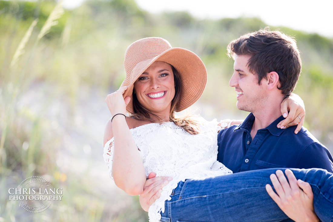 Wrightsville Beach Engagement Photography - Wrightsville Beach Photographers - Engagement Photographer -  Chris Lang Photography - Lifestyle Engagement Photo