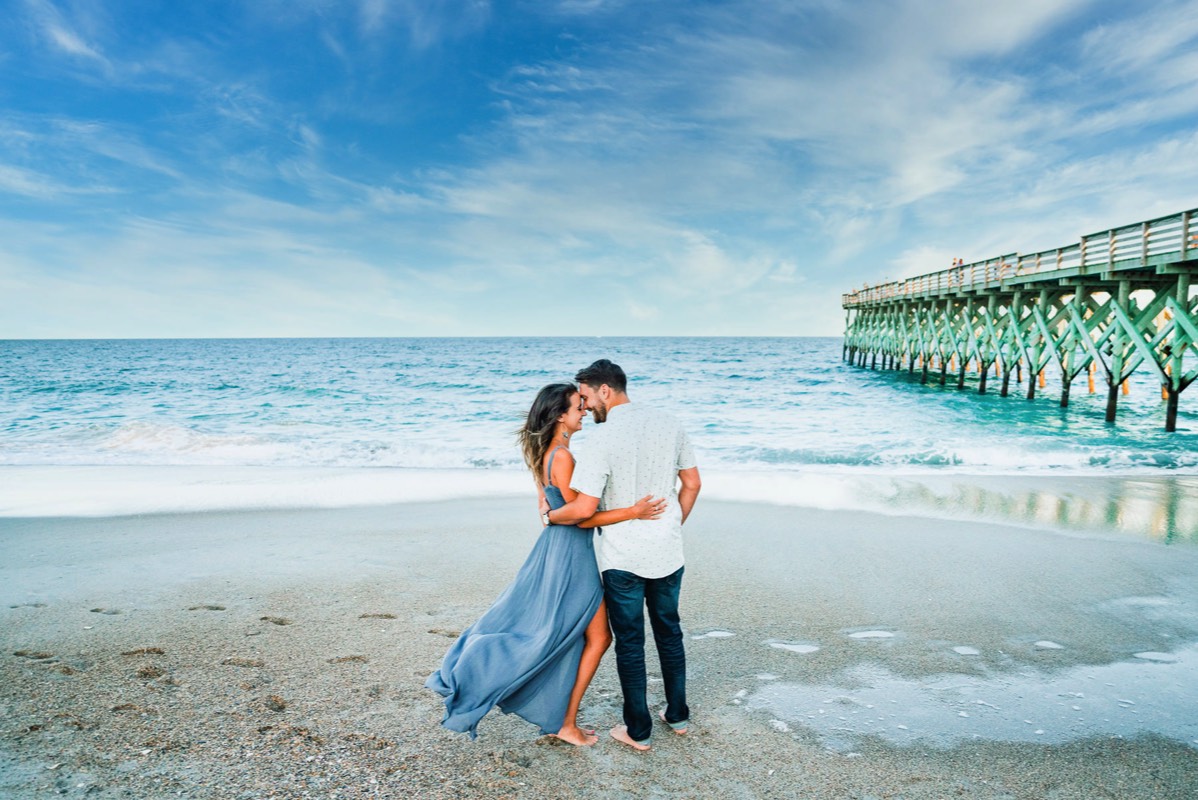 Wrightsville Beach Engagement Photography - Wrightsville Beach Photographers - Engagement Photographer -  Chris Lang Photography - Lifestyle Engagement Photo