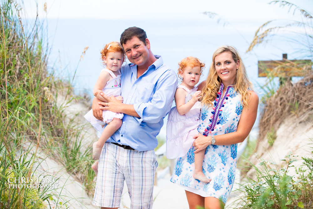 Family Portrait on Figure 8 - Beach clothes - Beach Photography - Figure Eight Island Photography - Photographers - Figure 8 Island  - Photography Services - Chris Lang Photography - 