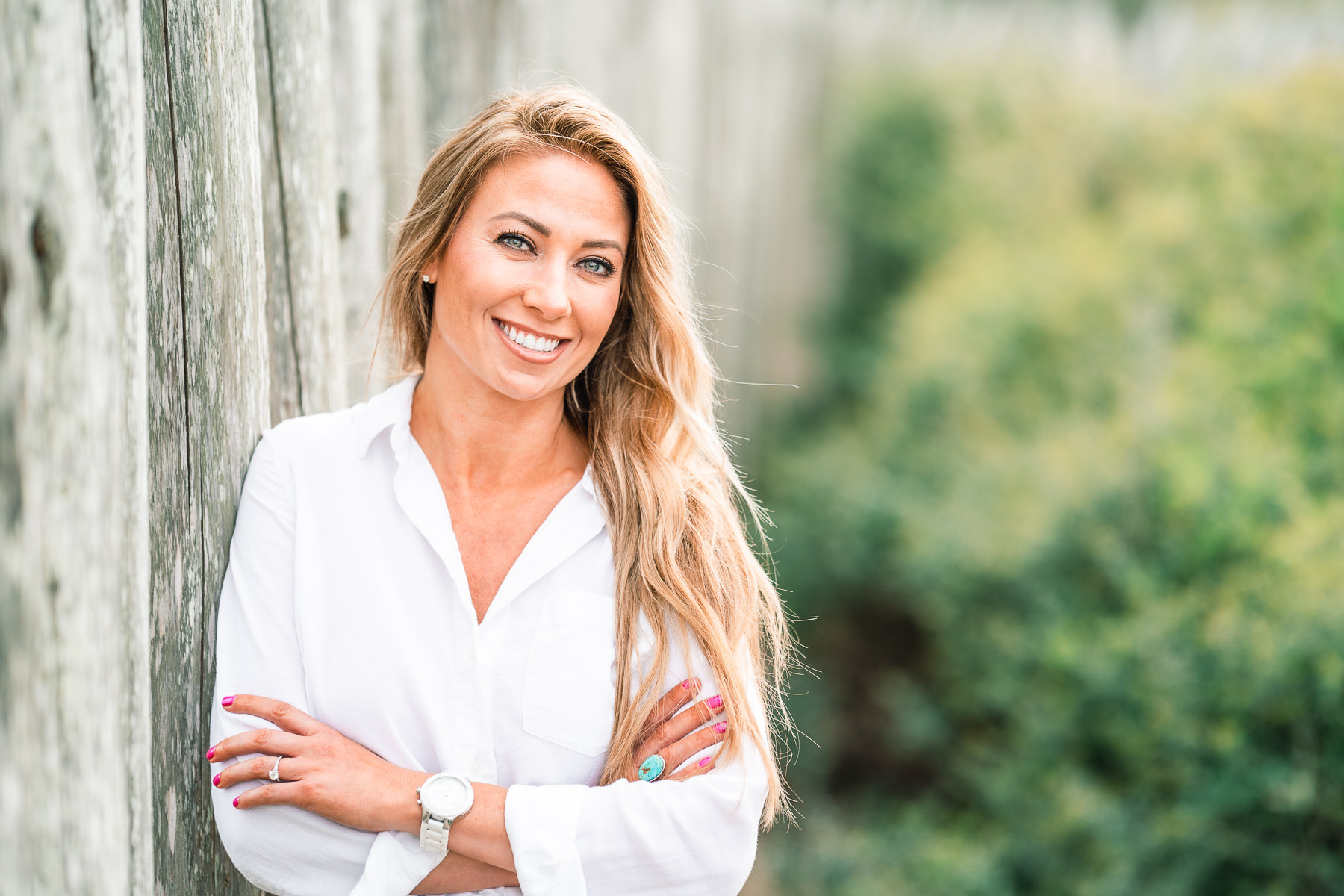 Photo of woman  posing for headshot  - Wilmington-NC-Head-Shot-Photographers - model - photo - photography - chris lang photography