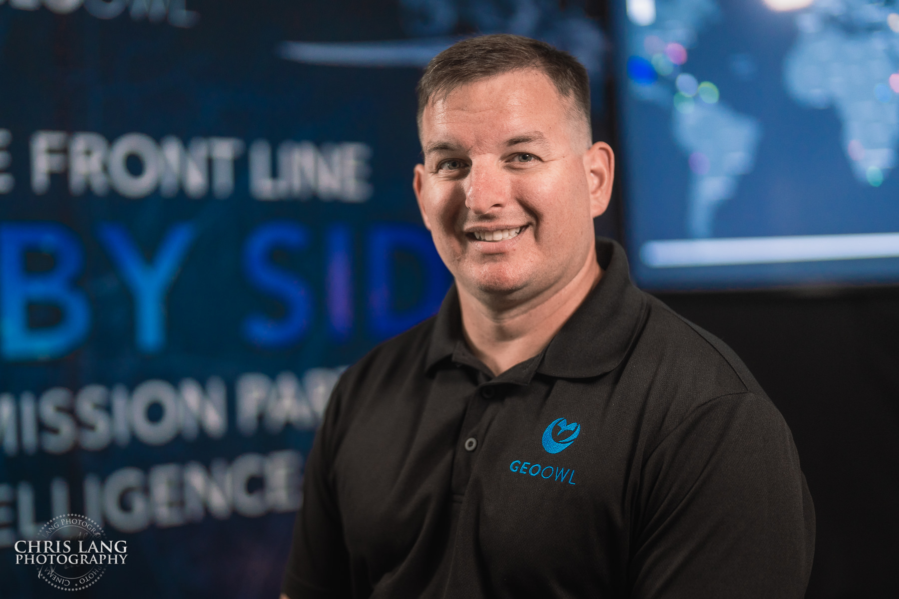 Branding headshot of male in hight tech industry - - Wilmington NC Headshot Photography - Lifestyle Headshot - Branding Headshots  -Chris Lang Photography -  