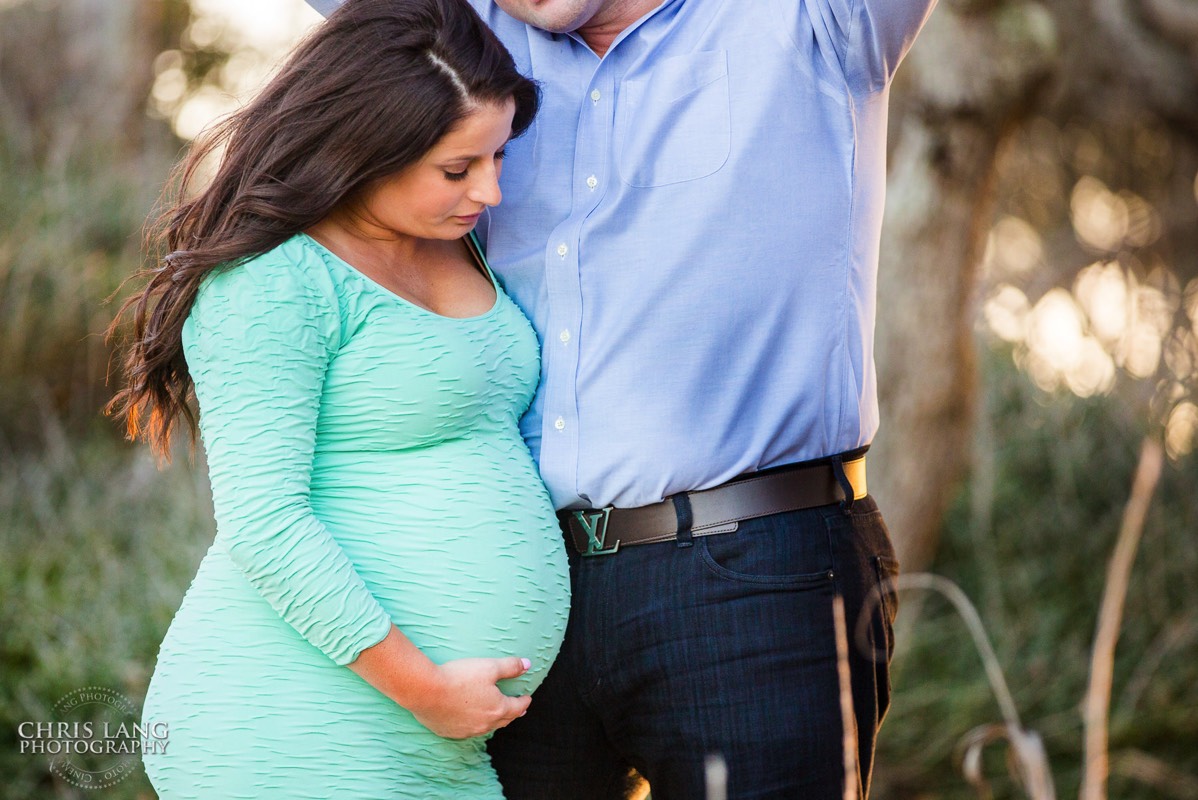 coule baby bump photo - Ft Fisher  NC - maternoty dress -  maternity - wilmington nc maternity photographers - chris lang photography -  pregnancy photos -  maternity photo ideas