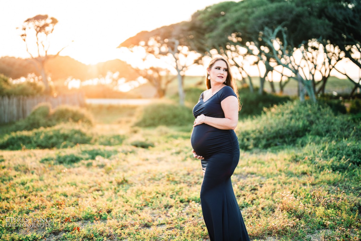 natureal light maternity photo - Fort Fisher - Sunset -  maternity - wilmington nc maternity photographers - chris lang photography -  pregnancy photos -  maternity photo ideas