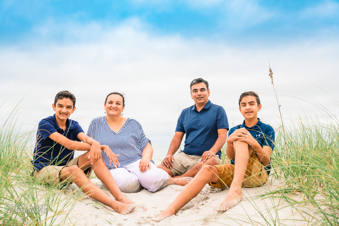 Family enjoting  the beach- Topsail Island Photography - Topsail Island NC Photographers - Chris Lang Photography -  Beach Photography - 