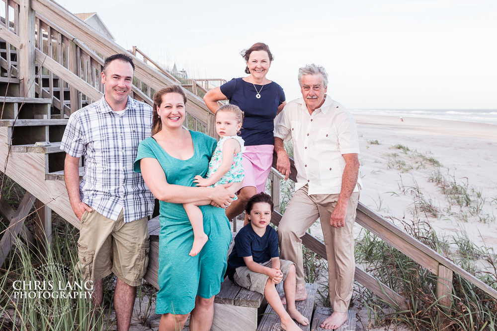 Lifestyle family Picture - Topsail Island Photography - Topsail Island NC Photographers - Chris Lang Photography -  Beach Photography - 