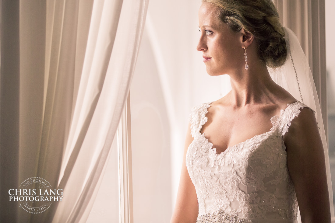 Bridal Portraits - Bridal Photography Weddign Dress - Bridal Portrait Photographers - North Carolina Bridal