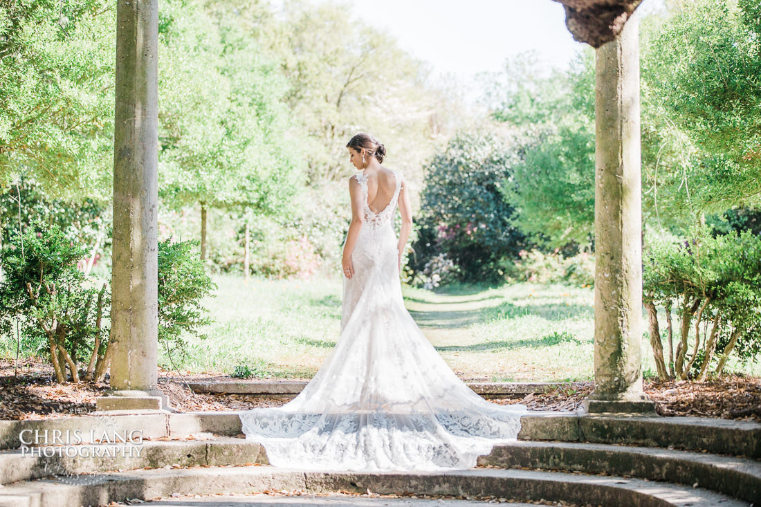 Wilmington NC Bridal Photographers - Wilmington Weddings - Chris Lang Photography - Wedding Dress - Bridal Portraits