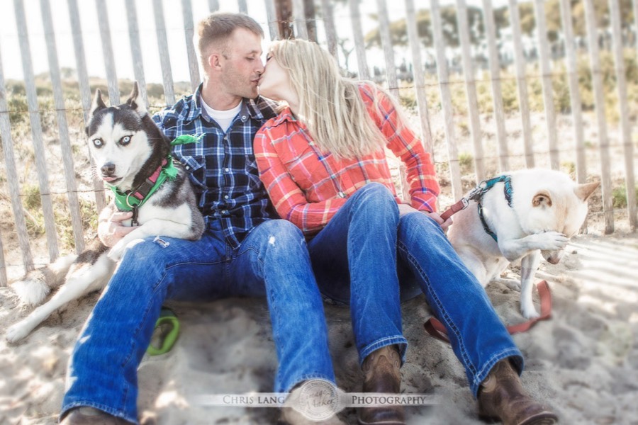 Engagement Pictures with Dogs  - Engagement Photography - Engagement Picture Ideas -  Couple Photos - Engagement Poses - Engagement Photographers -